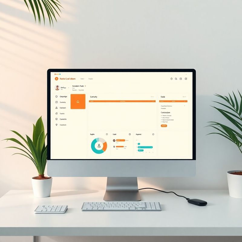 Tablero de proyectos de Oficina Torres en pantalla